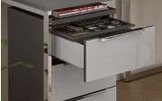 Rollcontainer Studioline in Dekor vulkan mit 3 Schubkästen