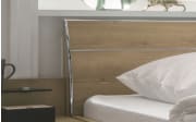 Schlafzimmer Loft in weiß/Bianco Eiche-Nachbildung, Liegefläche 180 x 200 cm, Schrankbreite 300cm 
