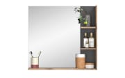 Spiegel Mason in Nox Oak Nachbildung/basaltfarbig