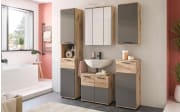 Spiegel Mason in Nox Oak Nachbildung/basaltfarbig