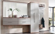 Hochschrank Come In in graubeige/Wildeiche Furnier