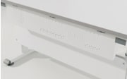 Schreibtisch Diego GT in kreideweiß, höhenverstellbar, Breite ca. 130 cm