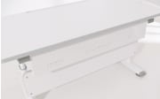 Schreibtisch Diego in kreideweiß, höhenverstellbar, Breite ca. 120 cm