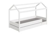Spielbett Tiny House in weiß, Höhe 135 cm