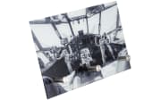 Glasgarderobe Pepe mit Cockpit-Motiv, 25 x 40 cm