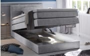 Boxspringbett Hawaii 2, light grey, 120 x 200 cm
