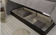 Boxspringbett Bologna 8, grey, 180 x 200 cm