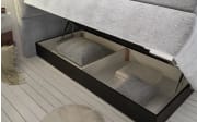 Boxspringbett Bologna 8, light grey, 180 x 200 cm