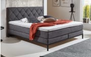 Boxspringbett BX2180 Rockaway, anthrazit, 180 x 200 cm