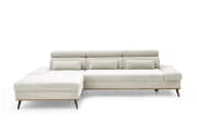 Wohnlandschaft Mesa, beige, Ottomane links, inkl. Funktionen