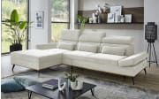 Wohnlandschaft Mesa, beige, Ottomane links, inkl. Funktionen