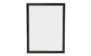 Rahmenspiegel Nadine, schwarz/goldfarbig, 34 x 45 cm