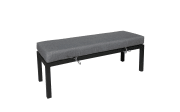 Garten-Sitzbank Themis, grau/anthrazit