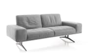Leder Sofa 2,5-Sitzer, grau