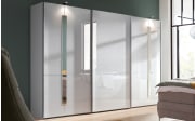 Schwebetürenschrank Imola, weiß, 295 x 236 cm, mit Zierspiegeln
