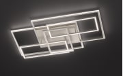 LED-Deckenleuchte Viso in alufarbig, 97 cm