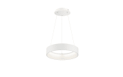 LED-Pendelleuchte Shay in weiß, 45 cm