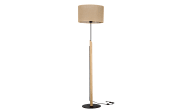 Standleuchte Juta in Eiche geölt/beige, 155 cm