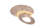 LED-Decken/-Wandleuchte Nevis, Blattgold-Design, 32 cm