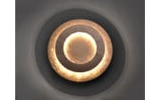 LED-Decken/-Wandleuchte Nevis im Blattgold-Design, 32 cm