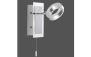 LED-Wandleuchte Sileda, aluminium matt