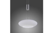 LED-Pendelleuchte CCT Q-Etienne in stahlfarbig, 1-flammig