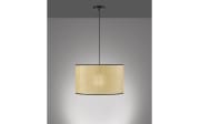 Pendelleuchte Tyler in schwarz/beige, 50 cm