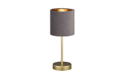 Tischleuchte Aura in grau/gold, 34 cm