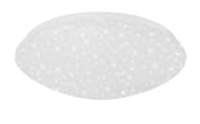 LED-Deckenleuchte Stelo CCT IP44 mit Sternendekor in weiß, 38,5 cm