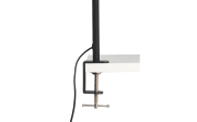 LED-Tageslicht-Klemmleuchte Trasna in schwarz, 80 cm