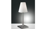 Tischleuchte Lucy, nickel satiniert, 36 cm