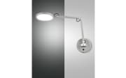 LED-Wandleuchte CCT Regina, aluminiumfarbig, 64 cm