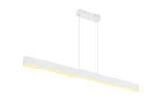 LED-Pendelleuchte 17006W in opal weiß, 121 cm