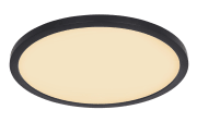 LED-Deckenleuchte Sapana IP44 in schwarz, 29,4 cm