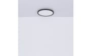 LED-Deckenleuchte Sapana IP44 in schwarz, 29,4 cm