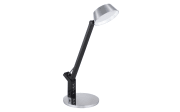 LED-Tischleuchte Ursino CCT in silberfarbig/schwarz, 51,5 cm