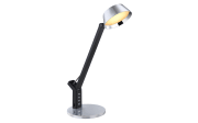 LED-Tischleuchte Ursino CCT in silberfarbig/schwarz, 51,5 cm