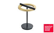 LED-Tischleuchte Luce Nella CCT in schwarz/holz, 31 cm
