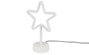 LED-Deko-Tischleuchte Star in weiß, 30,5 cm