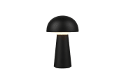 LED-Akku-Tischleuchte Lennon IP44 in schwarz, 21,5 cm