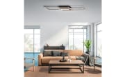LED-Deckenleuchte Asmin in schwarz, 100 x 18 cm