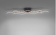 LED-Deckenleuchte Wave in schwarz, 97 cm