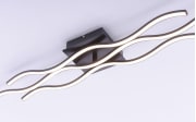 LED-Deckenleuchte Wave in schwarz, 97 cm