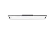 LED-Deckenleuchte Flat CCT in schwarz/weiß, 100 x 25 cm
