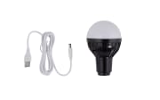 LED-Akku-Pendelleuchte David RGB in schwarz, 29 cm