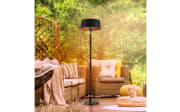 Stand-Heizstrahler Glow IP44 in schwarz, 195 cm