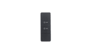 Decken-Heizstrahler Glow IP44 in schwarz, 43 cm