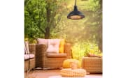 Decken-Heizstrahler Glow IP44 in schwarz, 43 cm