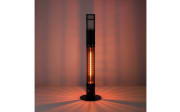 Stand-Heizstrahler Glow IP55 in schwarz, 110 cm