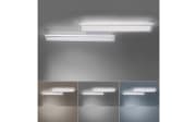 LED-Deckenleuchte Q-Rosa in stahlfarbig, 90 x 29 cm